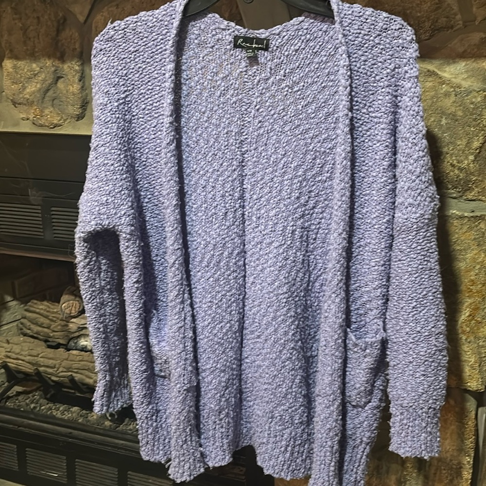 Racheal Open Front Pocketed Cardigan S/M